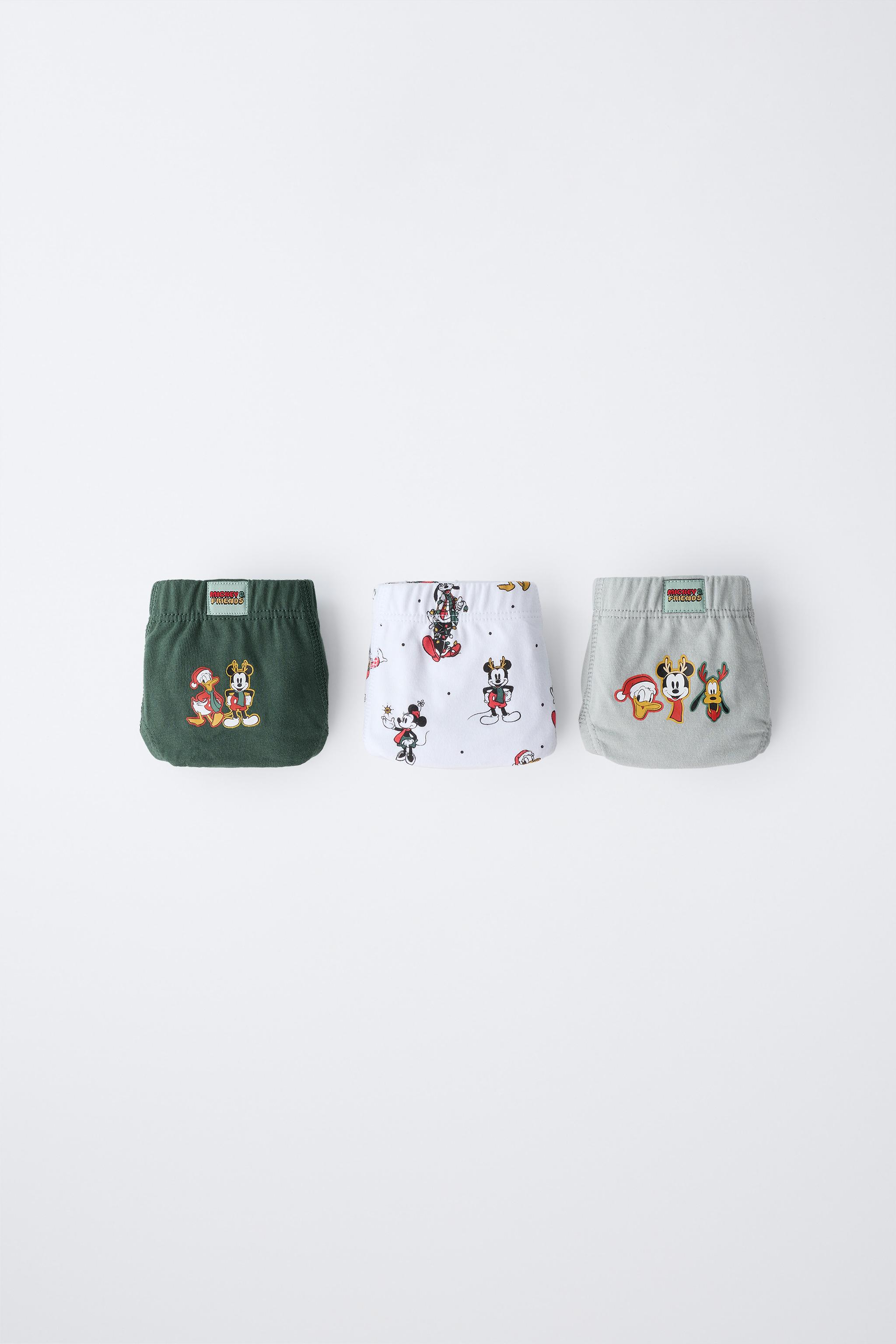 1/2 - 6 ANS / LOT DE TROIS SLIPS MICKEY MOUSE AND FRIENDS © DISNEY